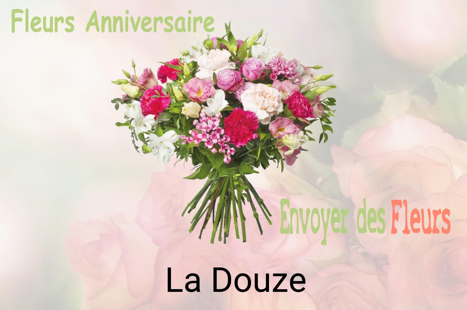 Bouquet de fleurs d’anniversaire livré à La Douze