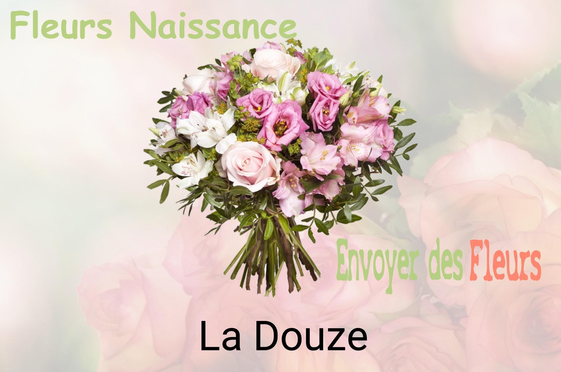 Bouquet de fleurs de naissance livré à La Douze